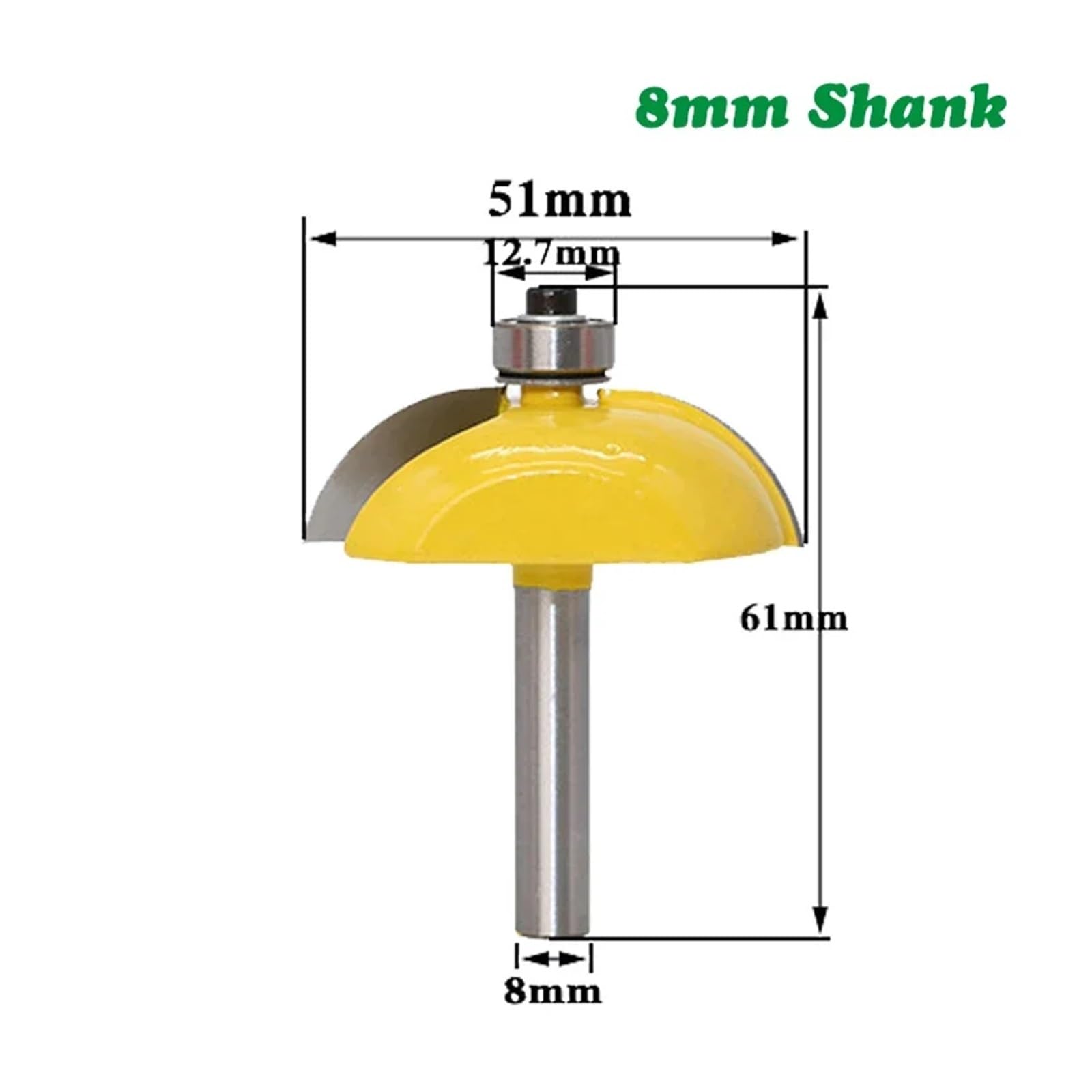 3 Sztuk/zestaw 8MM Frez Trzpieniowy Rzeźba W Drewnie Duży Typ Panel Drzwi Router Bit Frezy Podniesiona Szafka Do Obróbki Drewna