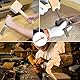 LIANCHEN Holzhammer Holzbearbeitungshammer Professionelle Holzbearbeitung Hammer Holzbearbeitungswerkzeug Buche massiv Schlagfestigkeit Rissfestigkeit für Meißel Geschnitztes (Holzfarbe, 245mm)