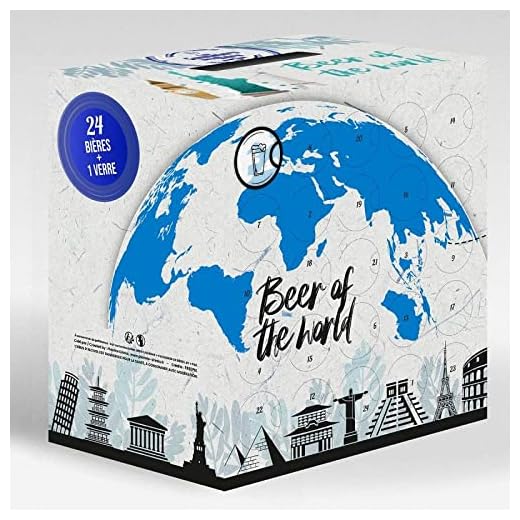 COFFRET 24 BIERES 24 PAYS + 1 VERRE