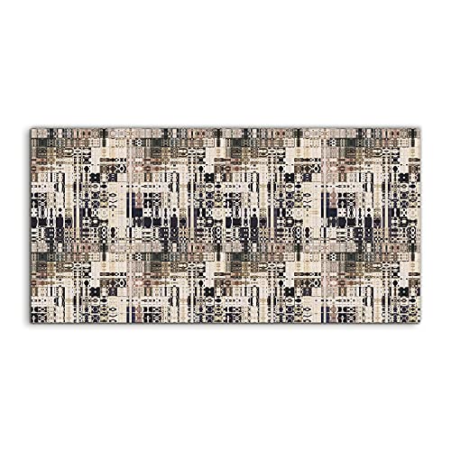 Tableau en verre trempé Coloray 140x70cm une œuvre d'art boho chic