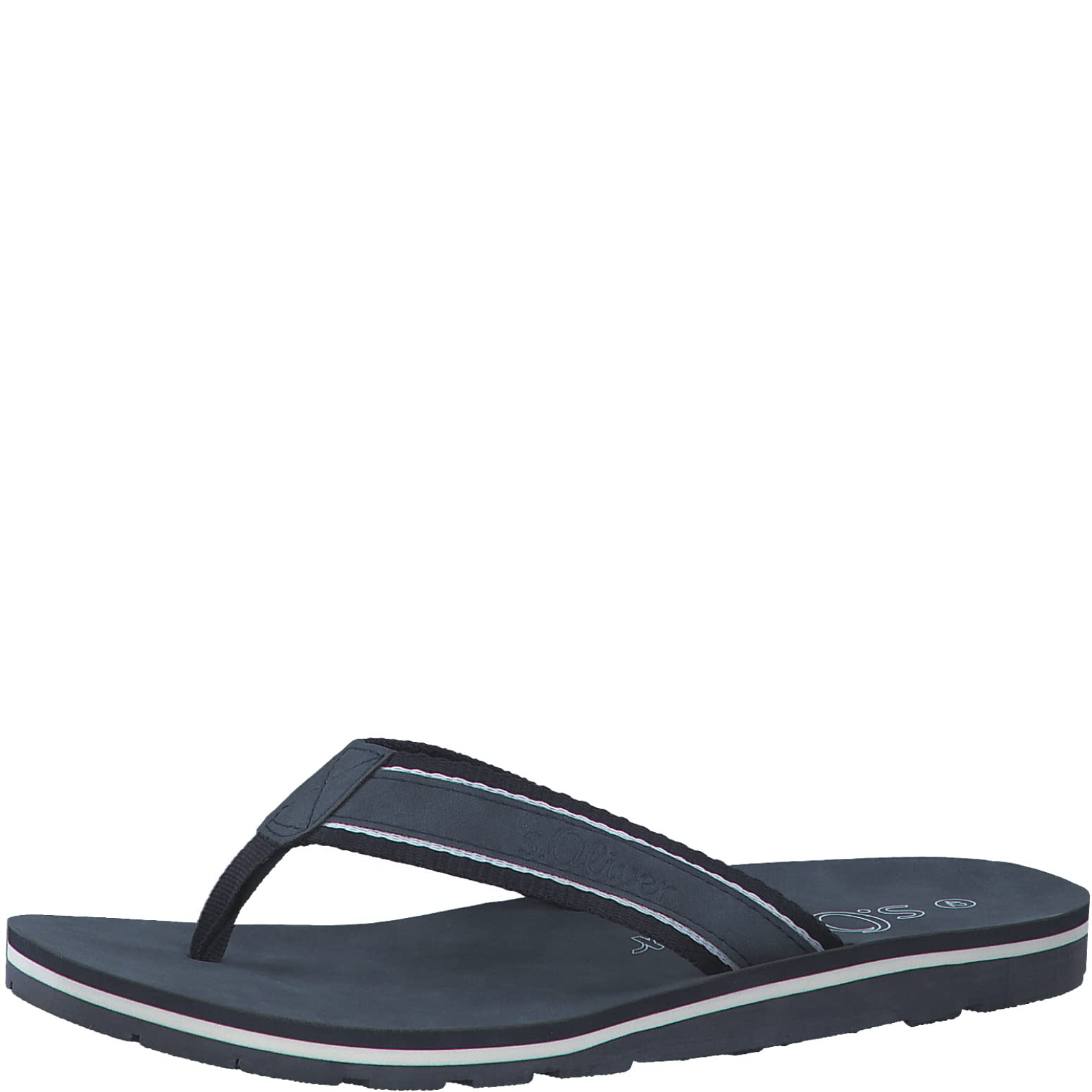 s.Oliver Men's 5-5-17202-30 Slide Sandals, navy, 9.5 UK