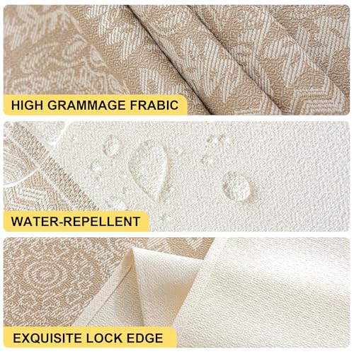 Linen Tablecloths for Rectangle Tables,Fabric Tablecloth Advanced Waterproofing Technology for Dinningroom,Farmhouse