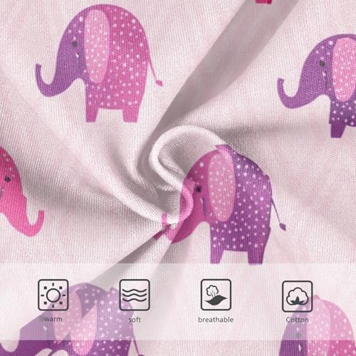 Joisal Girls Underwear Toddlers 2t Cotton Cute Panties Girl Florals Undies Kids Briefs Cute Pink Purple Elephants3