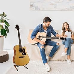 Support de sol en bois pour guitare, acoustique, électrique, cadre en A, pliable, réglable pour basse, violoncelle… - Les Beatles, Paul McCartney, John Lennon, RIngo Starr, George Harrison Support de sol en bois pour guitare, acoustique, électrique, cadre en A, pliable, réglable pour basse, violoncelle… – Image 6