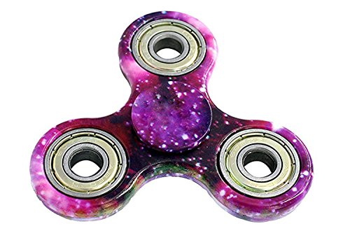 WeFidget's Milky Way New Style Tri-Spinner Fidget Toy with Premium Bearings, Galaxy Themed