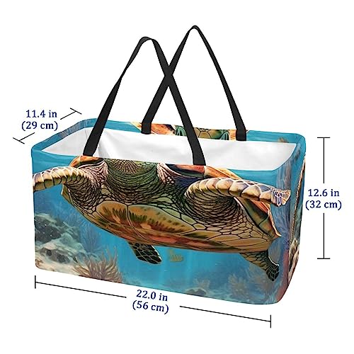 Panier de rangement pliable idéal pour le marché et le coffre