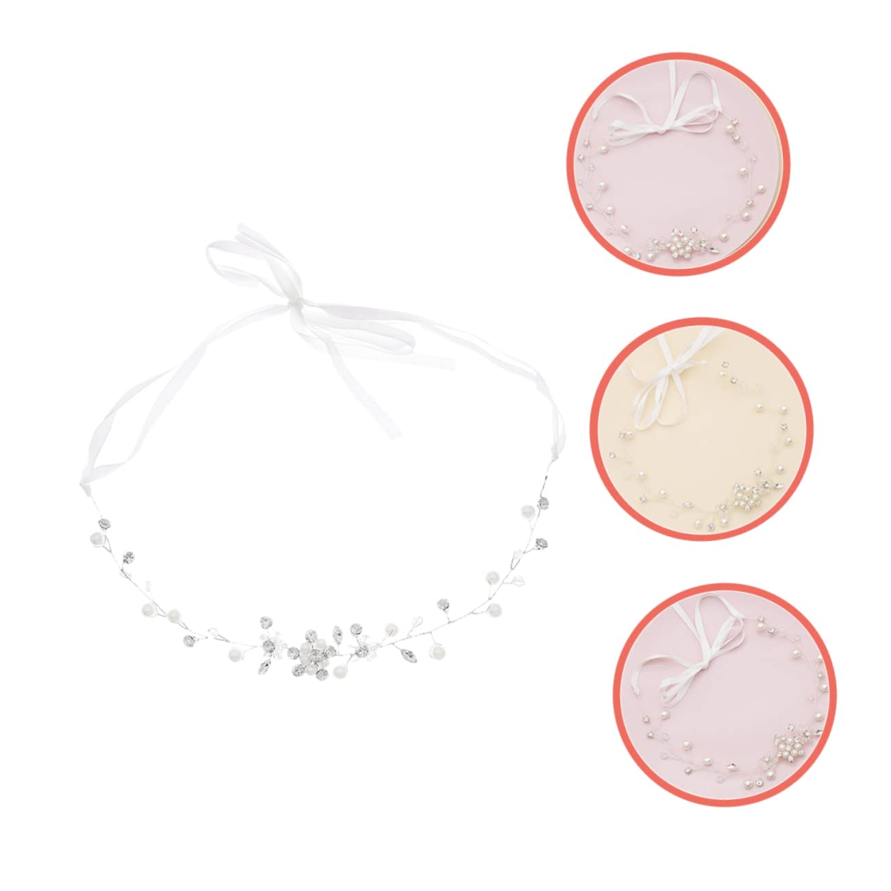 4 Piezas Para El Cabello De Novia Tocado De Boda De Diademas De Para Tocado De De Diamantes De Imitación Bridal Princesa Velo Perder Circón