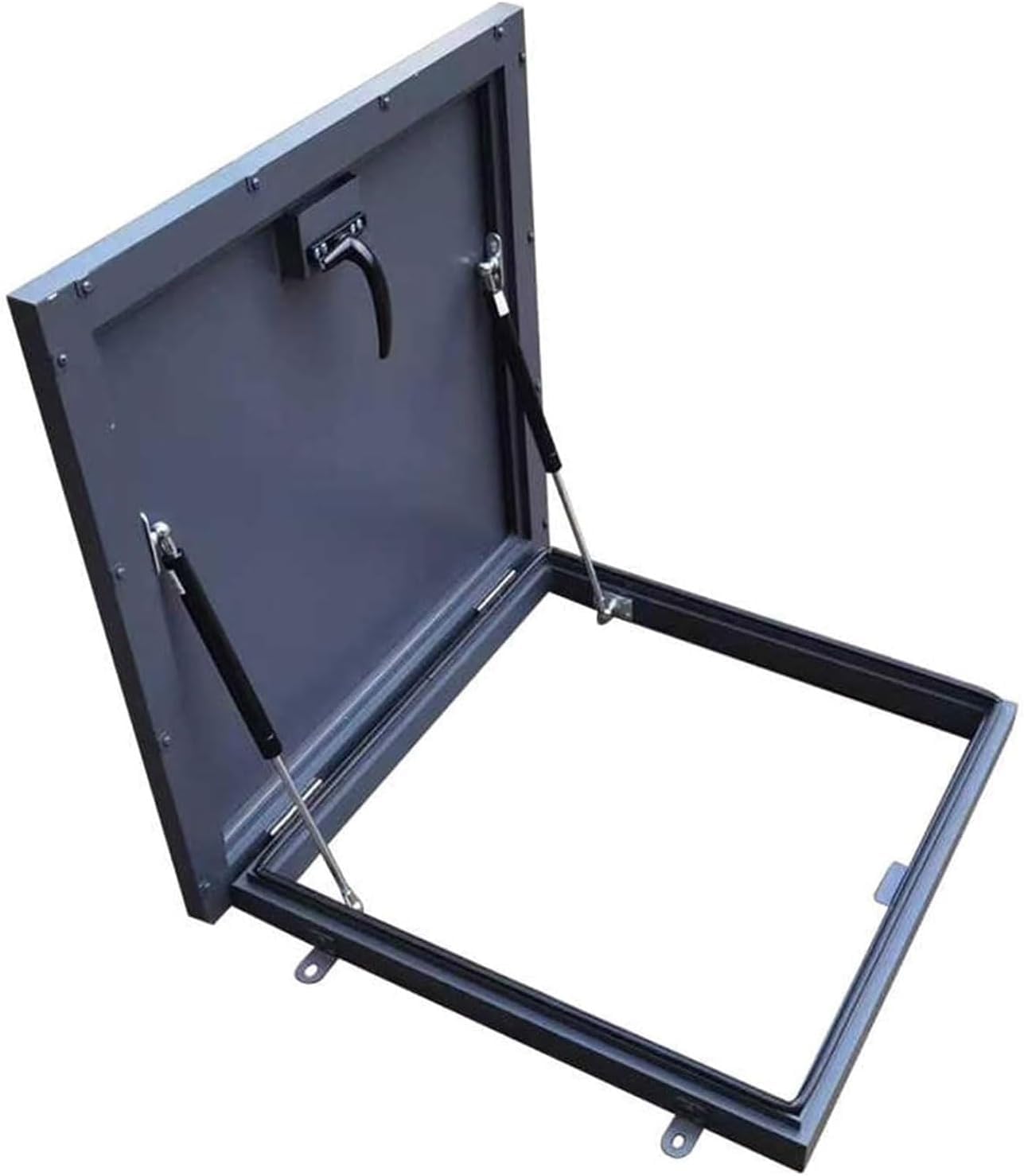Llpsmeng-Eu One Color Roof Vent Escape Hatch - Attic Access Cover With Handle, Galvanized Metal, Rainproof Emergency Access Lid For Attics And Basements(28"X39")