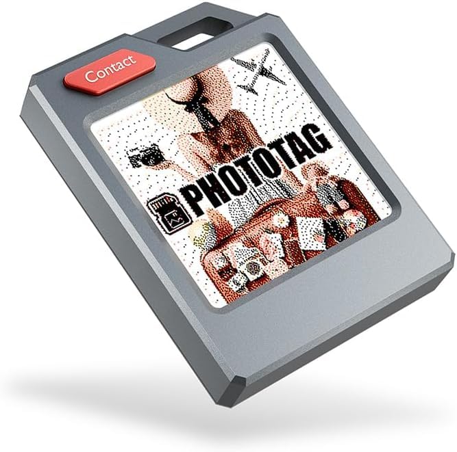 Add PhotoTag Smart Bluetooth Tracker Keychain, Visible Digital - Image 1