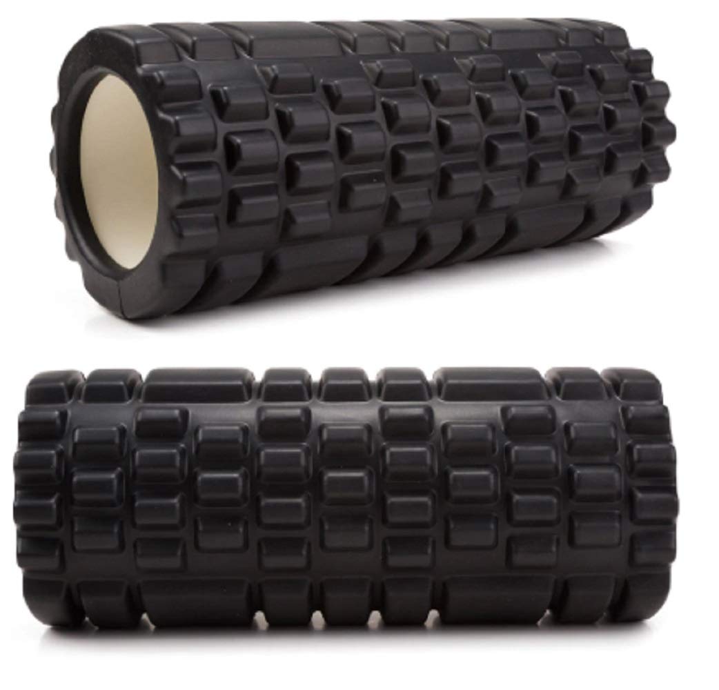 JERN Foam Blocks Massage Roller Stick Hollow Yoga Block Muscle Relaxation Fitness Roller (Black) (B07K27HT5G) Amazon Price History, Amazon Price Tracker