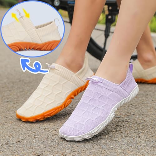 Slip On Barefoot Shoe Women Men,Wide Toe Box Non-Slip Quick-Dry Water Shoes,Comfortable Lightweight Breathable Minimalist Beach Outdoor Running Sneakers4