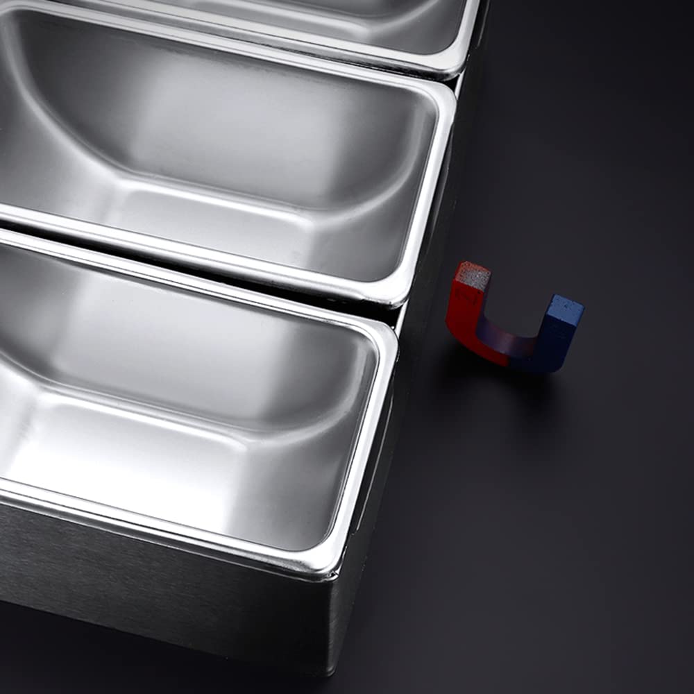 Boraboi® Multifunctionele Ingrediëntenhouder met Afneembare Deksel en IJsreservoir
