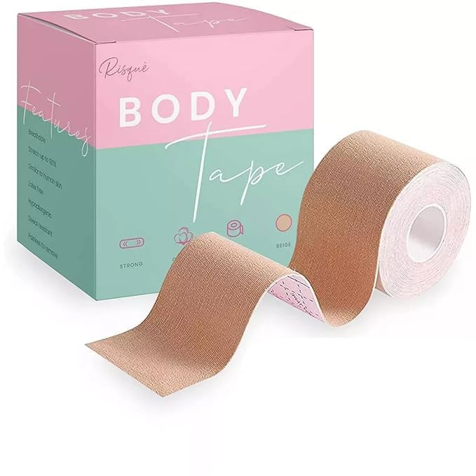 prime cart BoobTape for Women Breast Lift Tape for Strapless Dress Nipple Tape, Multipurpose for Breast Body Tape Nude Push Up Waterproof Sweatproof Invisible Tape.-picture-9