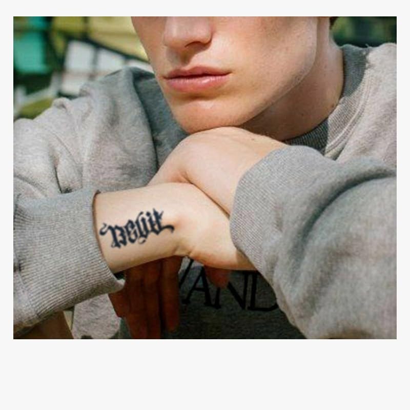 Tatouage Temporaire Ange Ou Diable - Lot D'autocollants Peau - Envoi Gratuit - Taille S