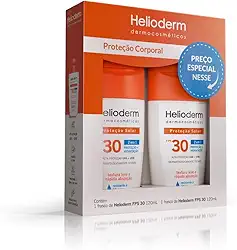 Protetor Solar Helioderm Suncare FPS 30 Loção 2 Unidades de 120g cada