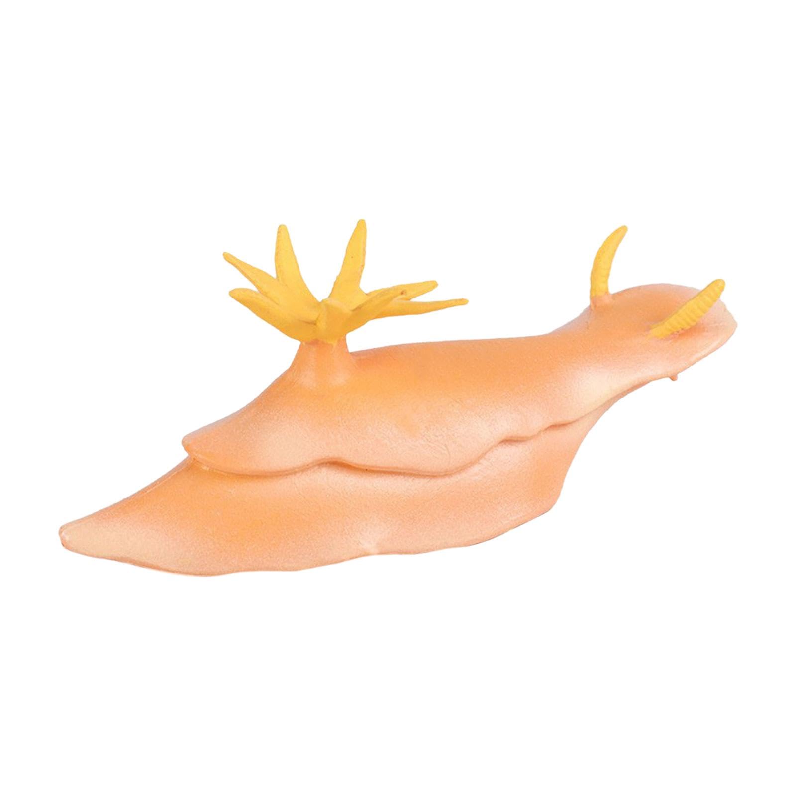 6X Figure di Animali Marini Giocattoli Bomboniere Mini Figurine Modello Figurine di Aplysia per Regalo da Collezione di Decorazioni da Tavolo per Sogg