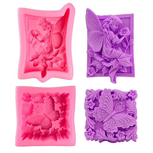 Molde de Fondant de Silicona, Molde de Chocolate, Molde de Jabón, Molde para Dulces, Moldes de Pastel de Silicona Cover