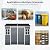 HMYFGD 8x6 ft Outdoor Resin Storage Shed with Floor, Waterproof Plastic Tool Shed with Lockable Door and Two Windows, All-Weather Tool Sheds for Backyard, Patio, Lawn, Garden (Black, 8 x6 ft)