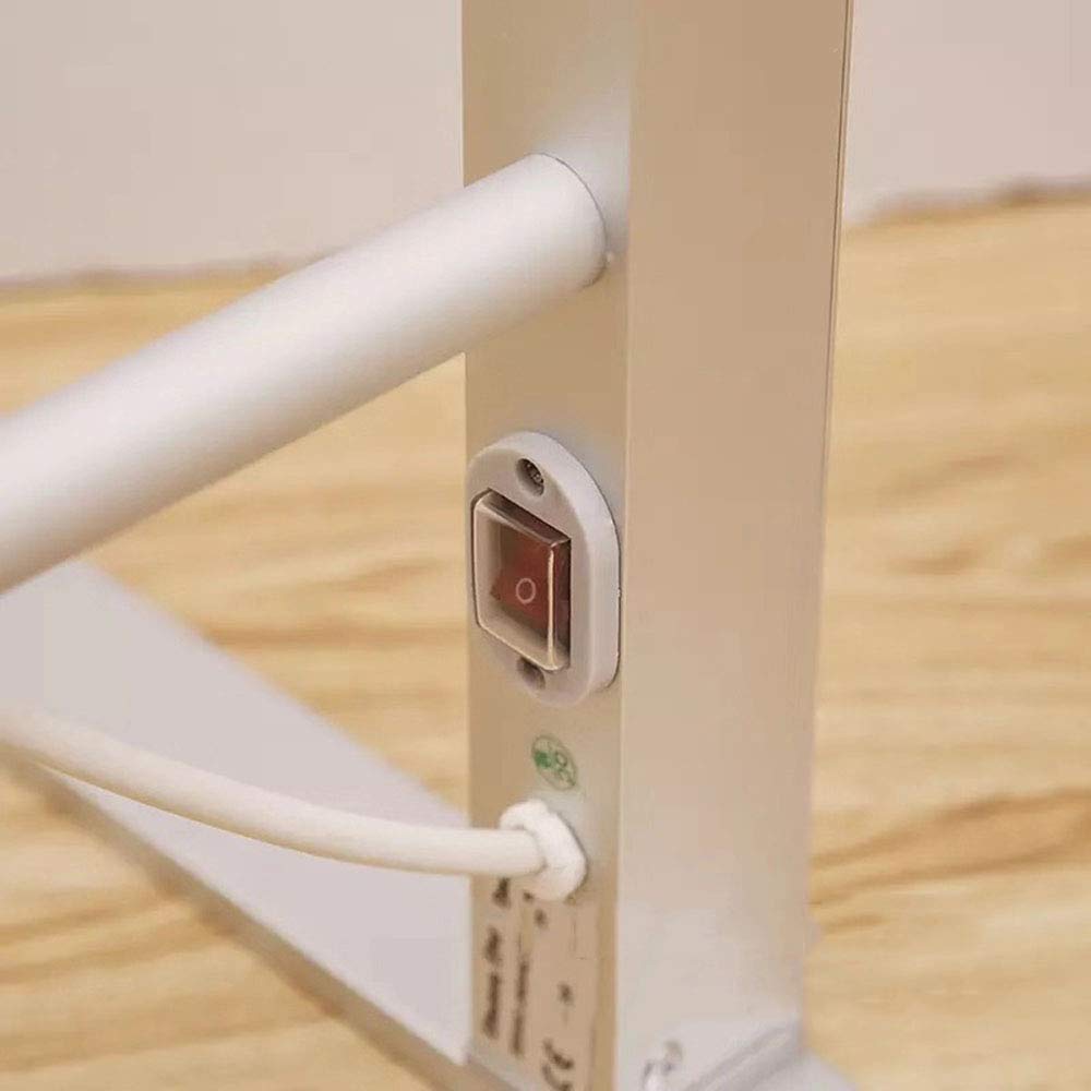 Scaldasalviette Scaldasalviette Elettrici Scaldasalviette, Scaldasalviette, Scaldasalviette Elettrico Space Alluminio, 5 Barre Riscaldate Stendino Asciugamani Riscaldato