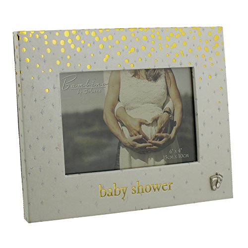 Bambino Gold Dots Baby Shower Photo Frame 6