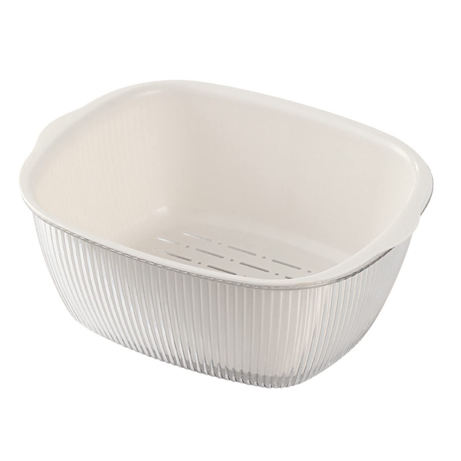 Buxuaaaa Layer Wash Basin Multi-purpose Colanders Strainers for Fruits Vegetables to Use and Home Tool Kitchen Drain Basket