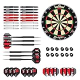WINMAU Blade 6 Professionelle Bristle Klassische Dartscheibe with Accessory Pack Set (2 Sätze Darts)
