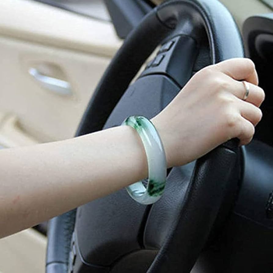 蓮花シャー太翠バングル　極薄 蓮花シャー太翠バングル 極薄