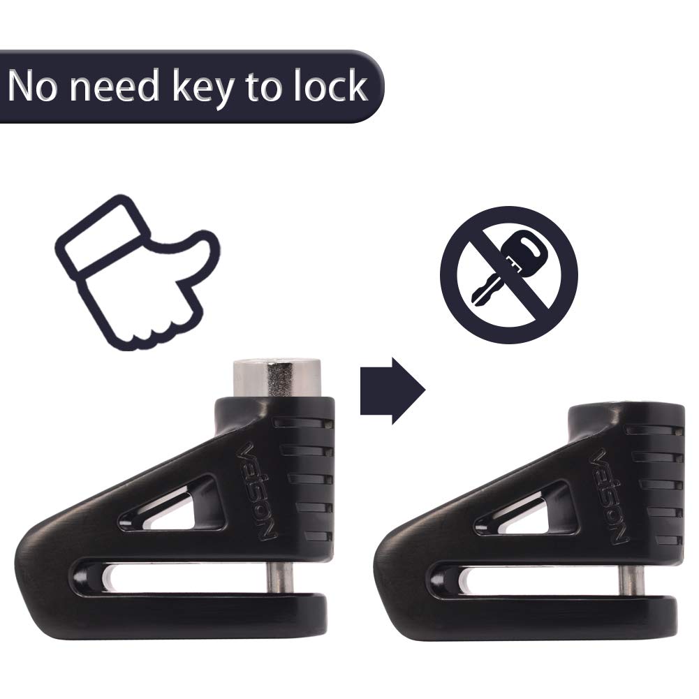Amazon.co.jp: Acekit ディスクロック オートバイと自転車用 6mm