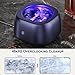 Ultrasonic Retainer Cleaner Machine 48kHz Denture Cleaning Pod, 280ML Dental Deep Cleaning Pod for Dentures, Aligners, Invisalign, Mouth Guards, Night Guards, Jewelry, Toothbrush (blue)