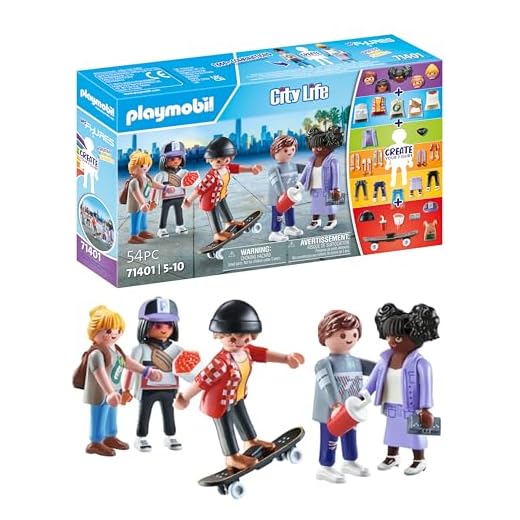 PLAYMOBIL My Figures 71401, Set Personaggi di Città