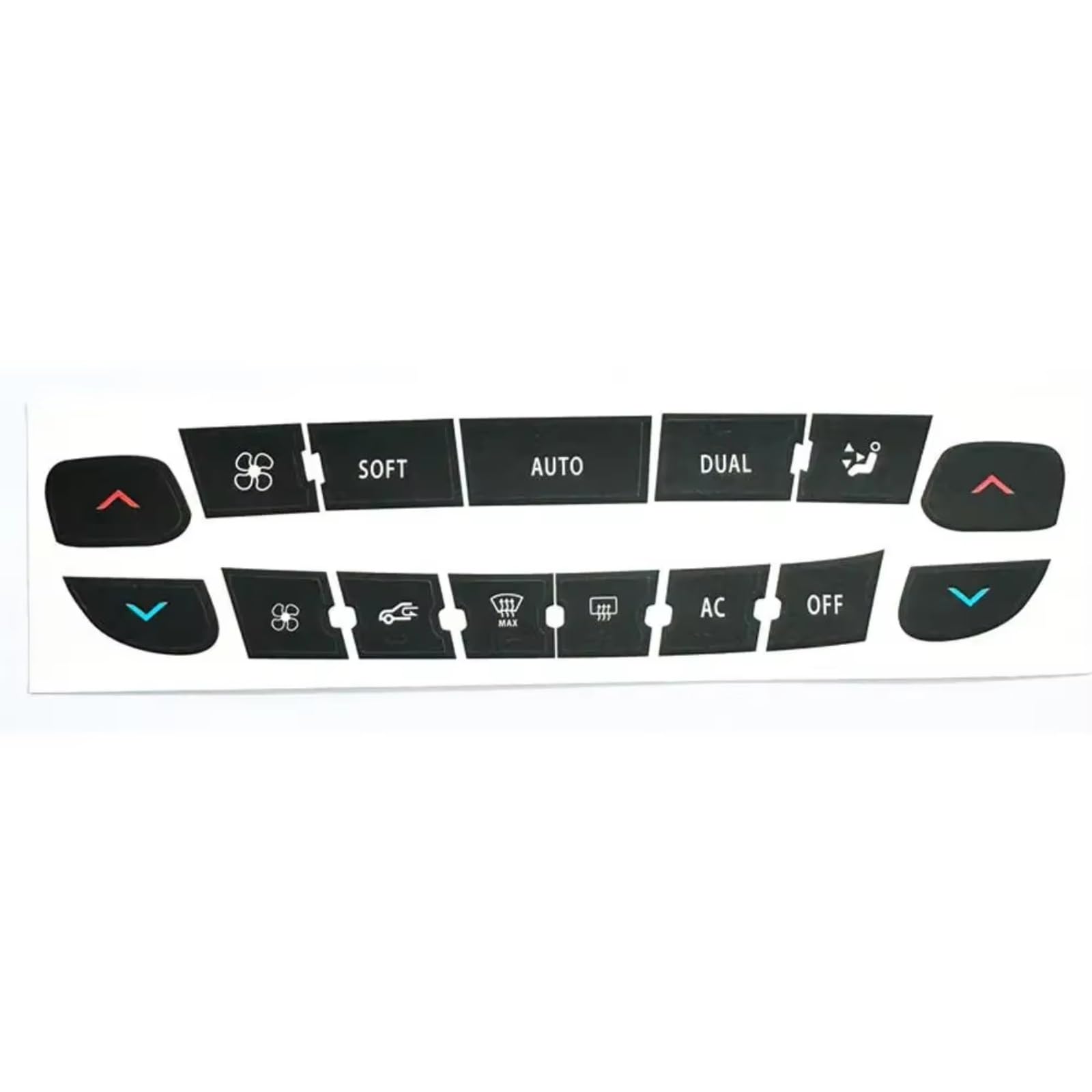 Interior Button Sticker Compatible with Megane for Master for Scenic III CD Audio Button Sticker Air Repair Control Conditioning Panel