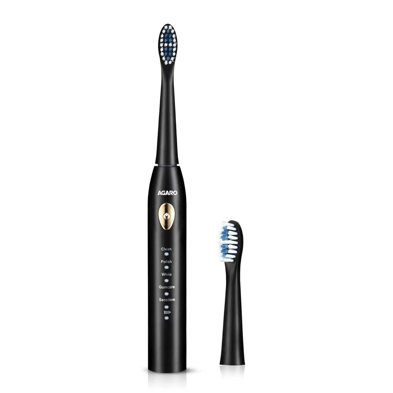 USB Rechargeable Electric Toothbrush – Ultrasonic Toothbrush with 4 Brush Heads, 6 Modes & Smart Timer- MULTICOLOR-image-46