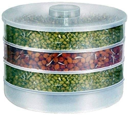 VIYOT 4-Layer Sprouting Container, Bean Sprout Maker, Transparent Seed Growing Kit-picture-35