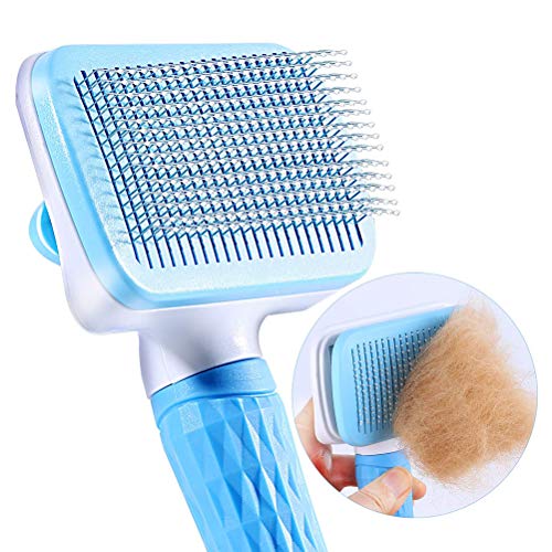 Zhongdawei Hondenborstel Kattenborstel Slicker Borstel Hondenkam Hond Villen Borstel voor kort en lang haar, Grooming Tool voor Honden Katten Huisdier