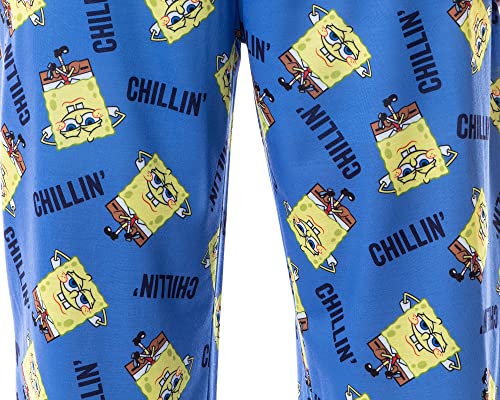 Nickelodeon SpongeBob SquarePants Mens' Chillin' Sleep Pajama Set3