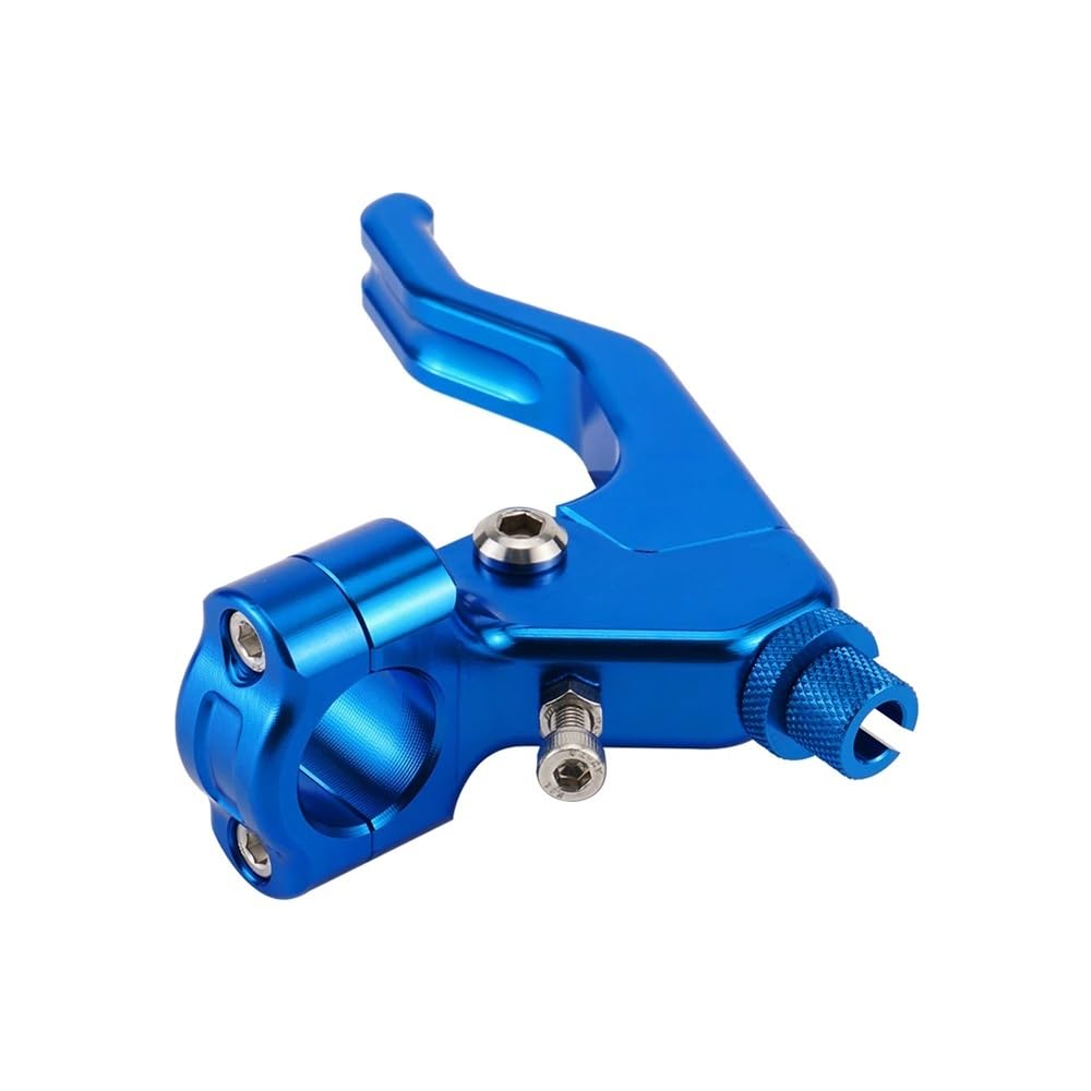 Vghkdfcfh Blue Motorcycle Clutch Lever Motorcycle 22Mm 7/8" Handlebar Short Stunt Clutch Lever Perch Assembly For Ho&Nda Cr Crf For Suzuki For Ya&Maha For Ka&Wasaki