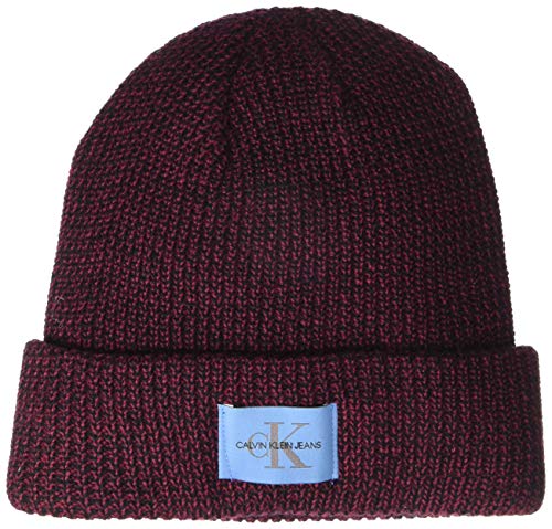 Calvin Klein Men's Beanie, Wine, One Size