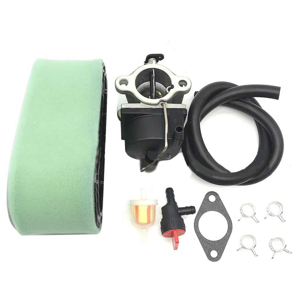 Kit de réglage du carburateur 640065A avec filtre et valve d'arrêt pour tondeuse à gazon