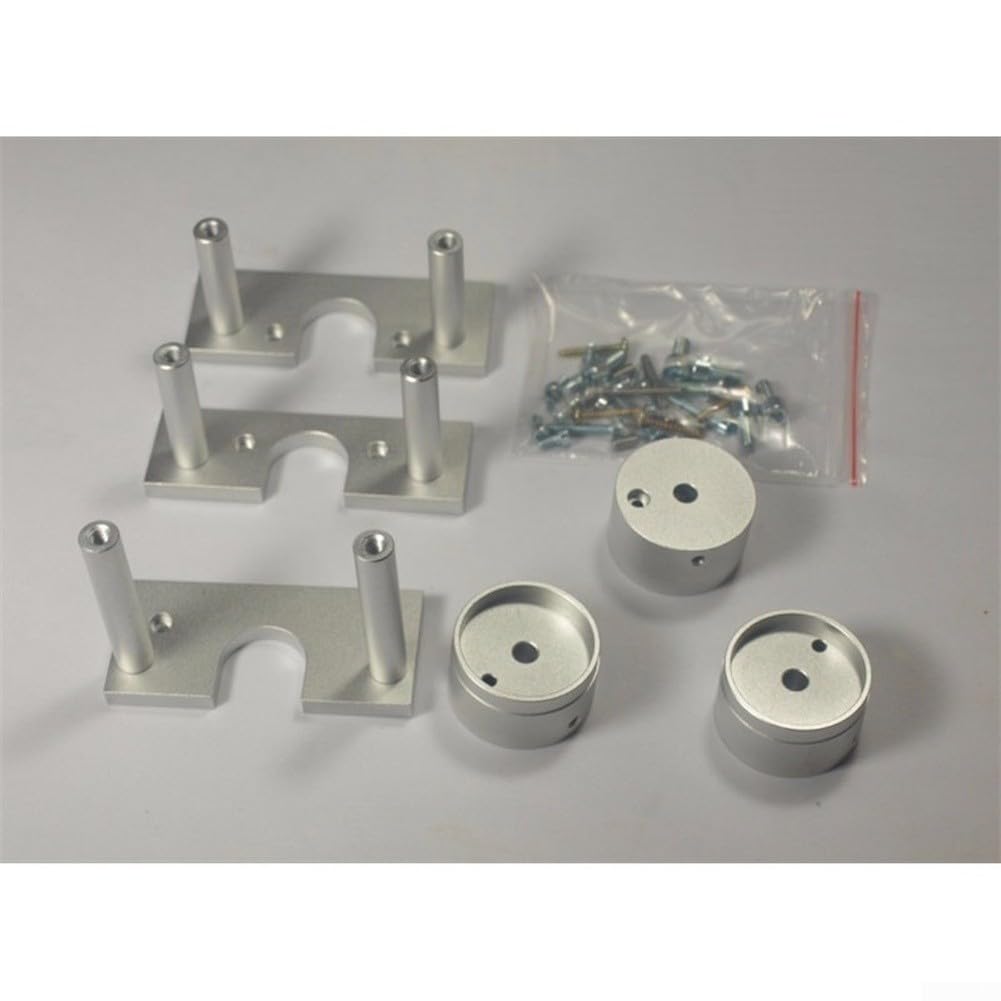 Para Proxxon MF70 CNC Kit de instalación de motor paso a paso para NEMA 23 Montaje de metal Fácil montaje Alineación precisa Construcción robusta Accesorios de mecanizado