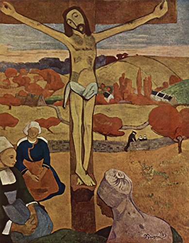 Cuadro de Gauguin On The Cross, decoración sofisticada para tu salón 2