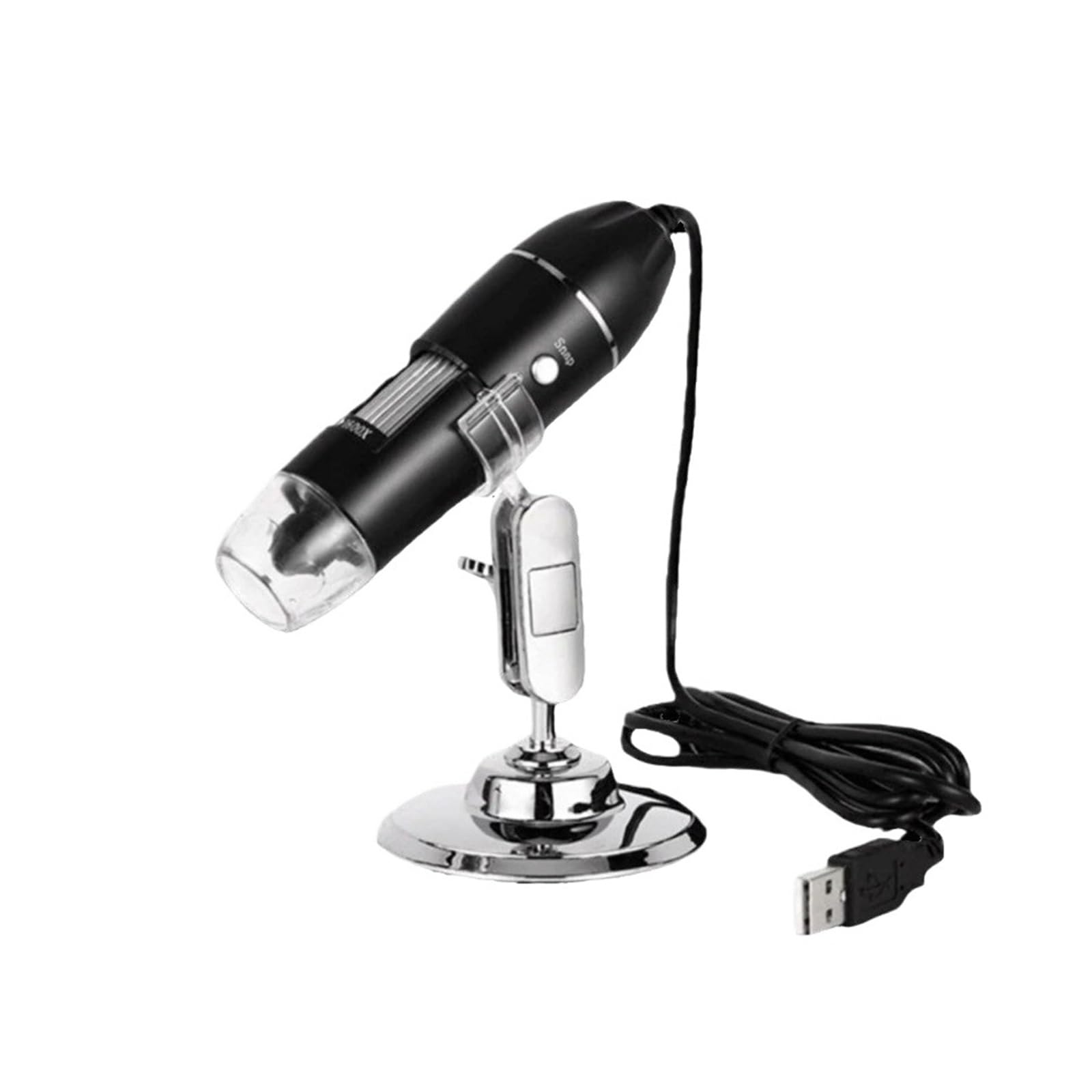 Mikroskop cyfrowy, Cyfrowa Kamera Z Mikroskopem 1600x Przenośna USB 3 W 1 Typu C