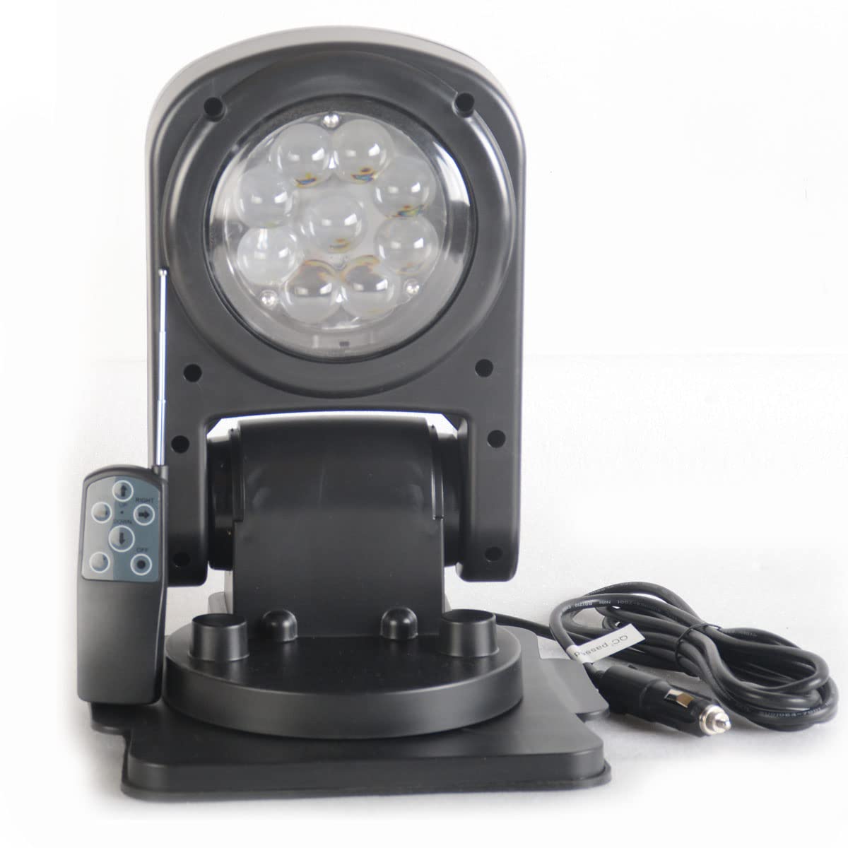 7 Inch 45W Led Search Light - 360 Degrees Rotating, Remote Control, Foldable Work Light for Offroad, SUV, ATV, 4wd Truck, Boat Exploring