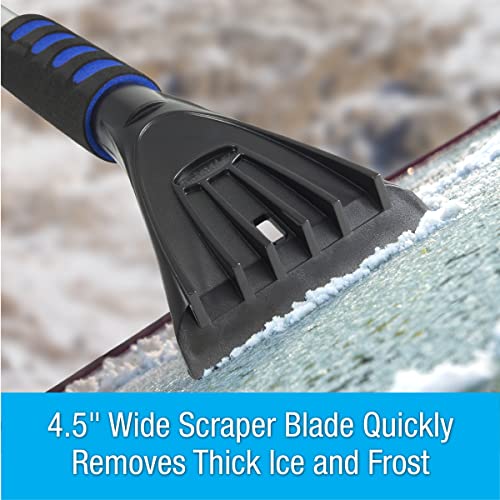SubZero 80021 60” Quick Lock Snow Broom for Car and 11” Ice Scraper Bundle