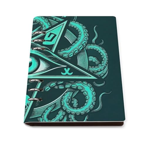 Journal d'écriture rechargeable A5 planificateur quotidien à motifs gothiques