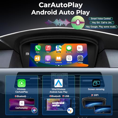 Autoradio Android 14 BMW E60 E90 écran tactile IPS Qualcomm 8.8 pouces - 4