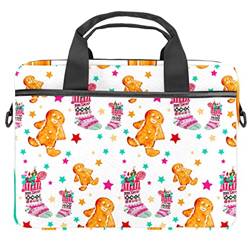 Sac ordinateur 13-14 pouces en toile imprimée chic oiseau bleu