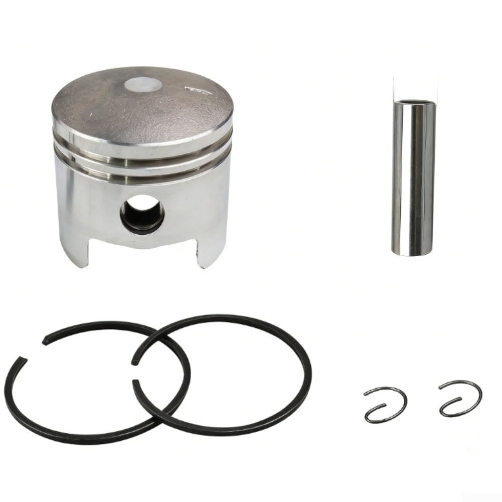 Cylindre robuste de 44 mm et kit de piston pour moteur à balais 52 cc 44-5 de remplacement avec construction métallique pour jardins (A)