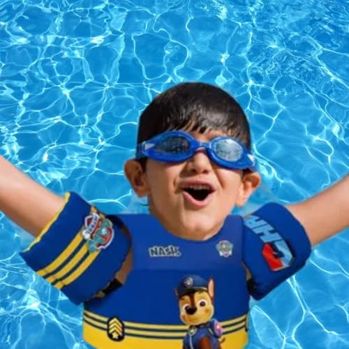 Boia Colete Salva Vidas Patrulha Canina Personagem Chase Policial Proteção Na Piscina Lago e Praia F