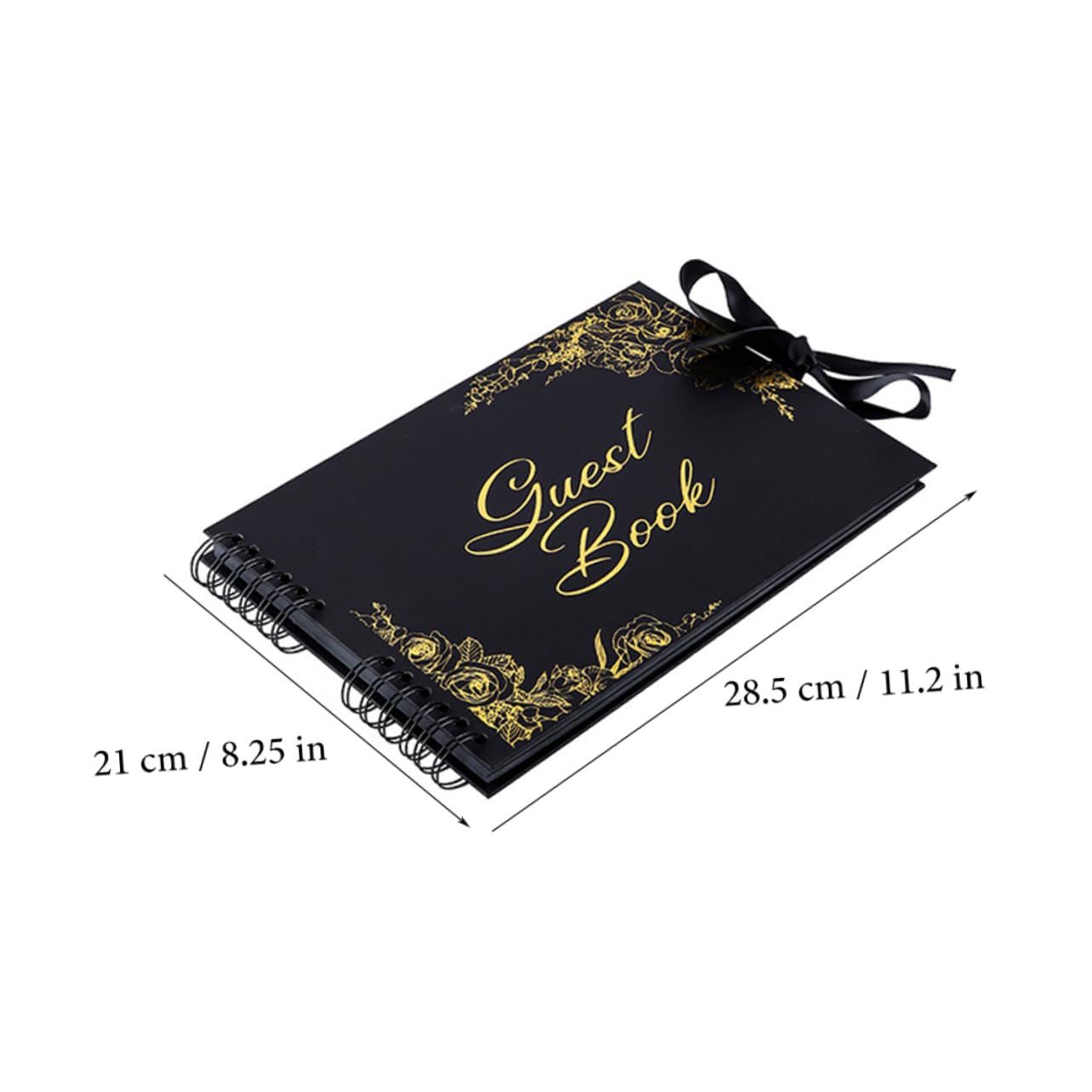 VILLCASE Libro degli Ospiti per Matrimonio Album di Ritagli Libro delle Firme Portatile per Feste per Fidanzamenti