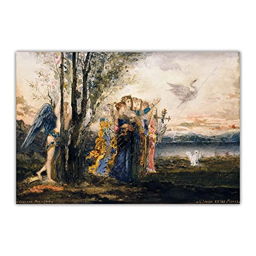 Kit de peinture 5D complet Cupidon pour créer une décoration murale élégante soi-même